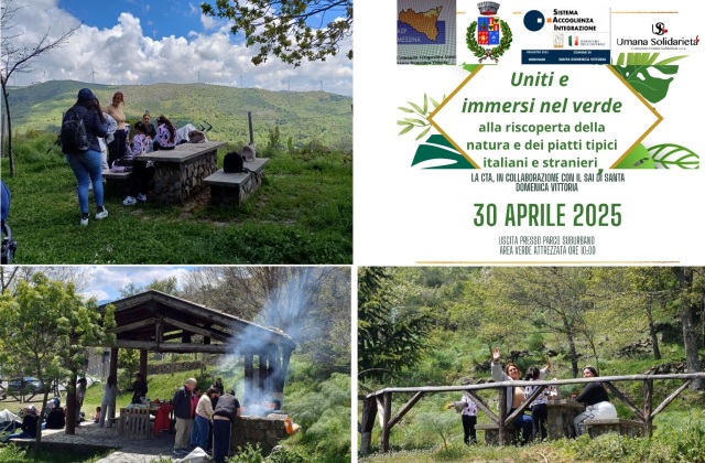 La CTA e il SAI di Santa Domenica Vittoria uniti e immersi nel verde al parco suburbano