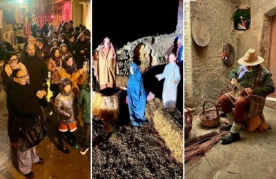 San Michele di Ganzaria. Successo per il Presepe artistico e la "Gnignaredia" vivente