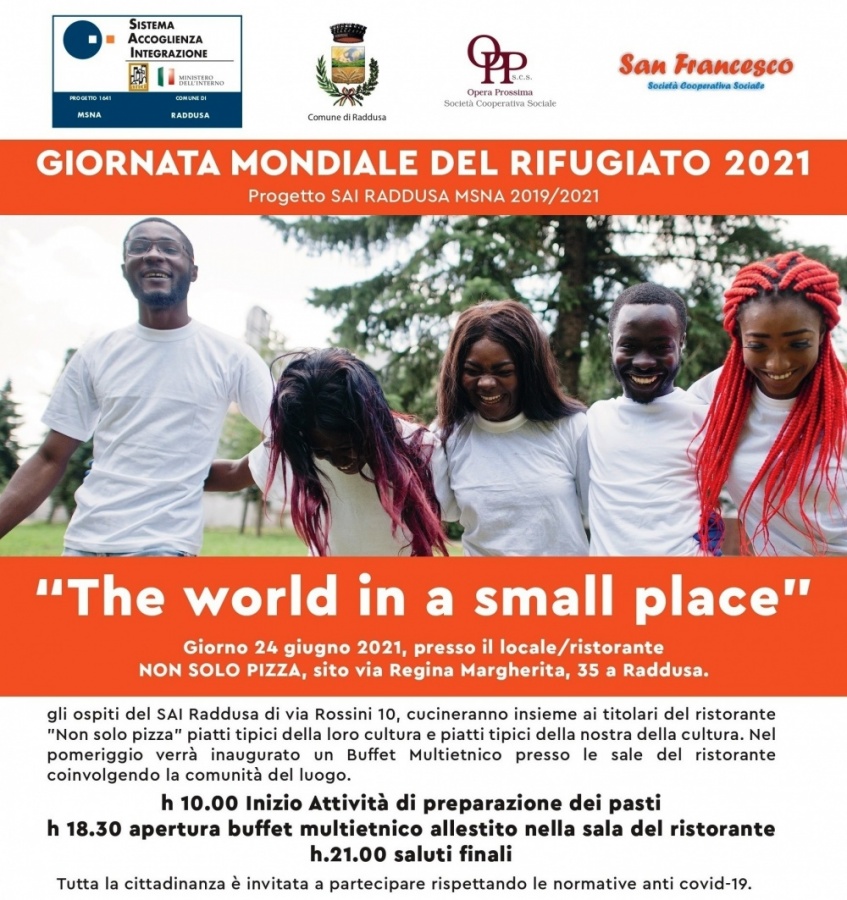 SAI/Siproimi “RADDUSA MSNA". Giornata Mondiale del Rifugiato. Gli eventi del centro