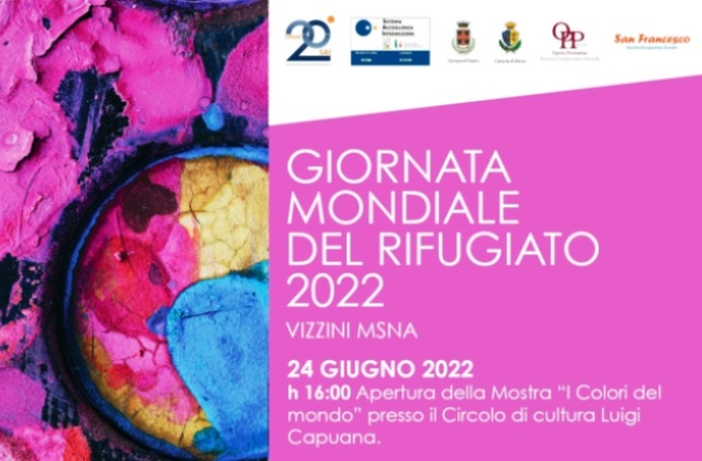 A Mineo oggi per la "Giornata Mondiale del Rifugiato” assieme a beneficiari ed operatori dei SAI "Vizzini Ordinari" e "MSNA"