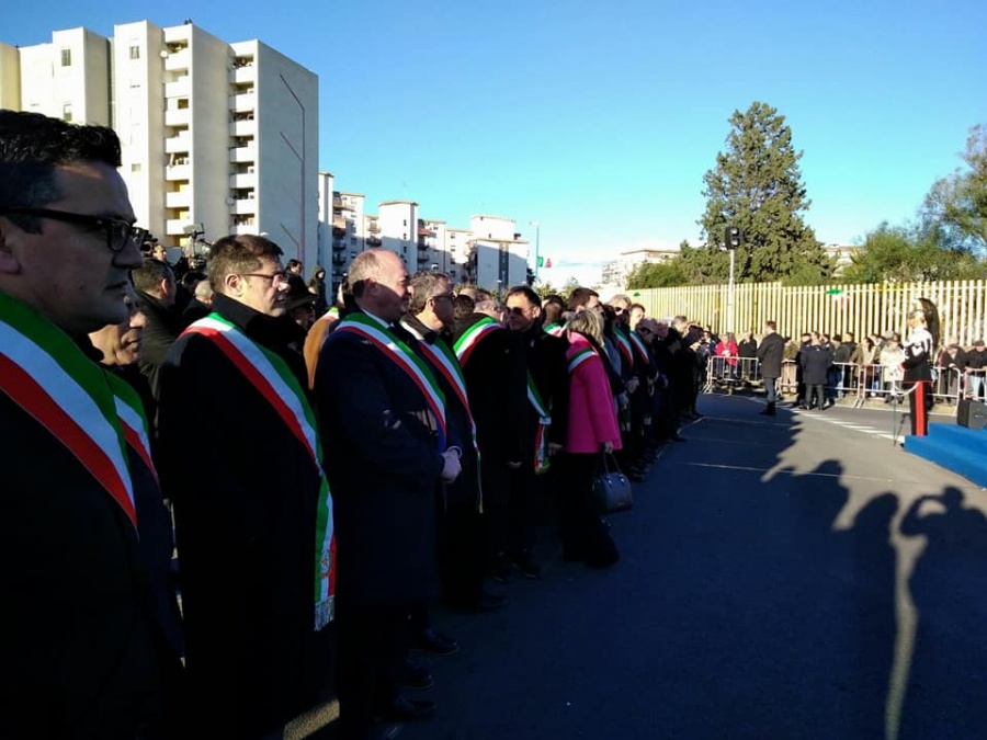 Mattarella a Librino, inaugura viale. Presenti Sindaci del Calatino