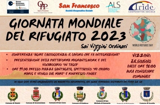 Giornata Mondiale del Rifugiato. Il progetto SAI 'Vizzini Ordinari' promuove con ALS MCL Sicilia la conferenza “AGIRE L'ACCOGLIENZA - IL LAVORO CHE FA INTEGRAZIONE”