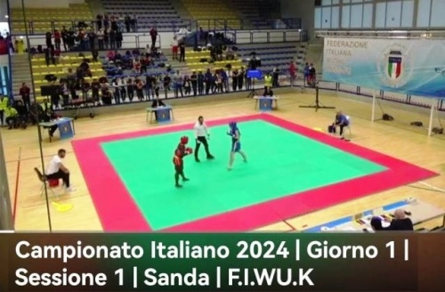 Il camerunense Demba ospite del centro Sai MSNA di Mineo ha partecipato al suo primo campionato di Sanda, Kunk Fu-Wushu junior