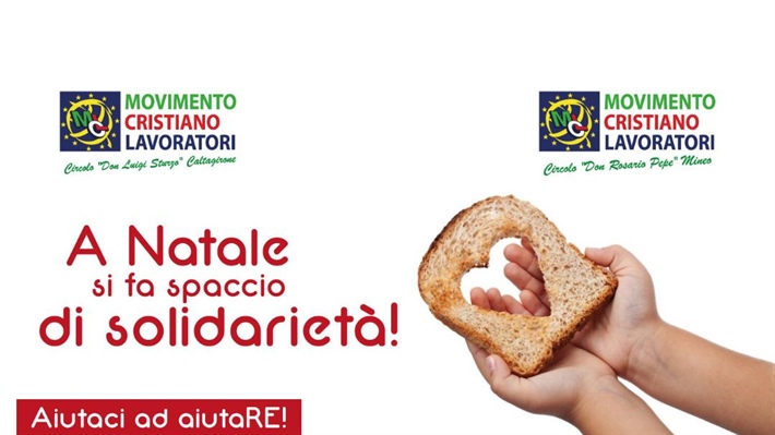 Caltagirone, "A Natale si fa spaccio di solidarietà": giornata di raccolta di beni alimentari e non