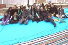 Coop. sociale "Badia Grande": i beneficiari dei centri di "Vita" del SAI-MARSALA hanno tessuto il grande arazzo della Pace a Gibellina