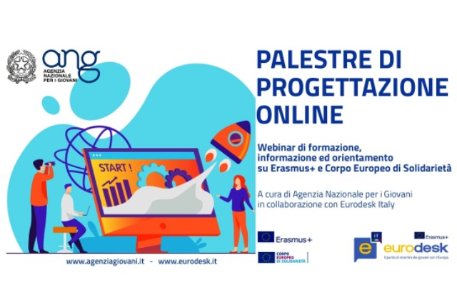 Agenzia nazionale Giovani e le "Palestre di progettazione": online appuntamenti autunno