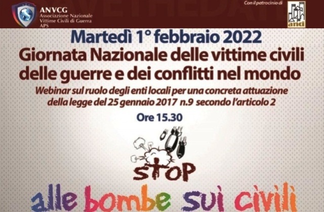 Comune di Napoli. Adesione oggi alla “Giornata nazionale vittime civili di guerra e dei conflitti nel mondo”