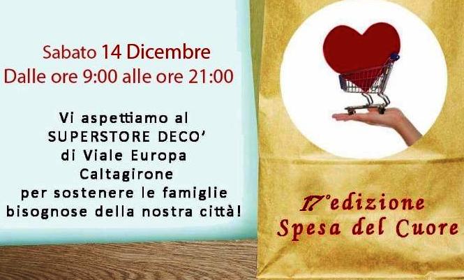 Caltagirone: sabato 14 dicembre, la “Spesa del cuore” con "Attiviamoci", Rotaract, Avis e Cngei 