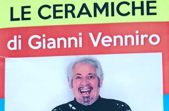 La mostra “Le ceramiche di Gianni Venniro”, fino al 4 ottobre nella Galleria “Luigi Sturzo”