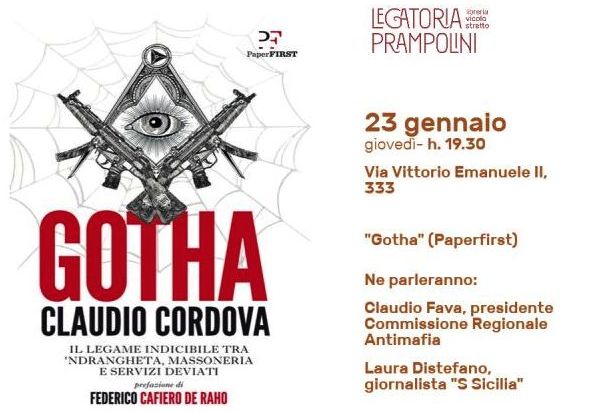 ‘Ndrangheta, Cosa Nostra e pezzi dello Stato deviati: il 23 gennaio, a Catania, si presenta il libro “Gotha” di Claudio Cordova