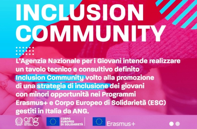 Inclusion Community – Riapertura dei termini per la manifestazione di interesse, scadenza il 17 febbraio 2022