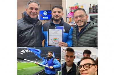 Niscemi. Grandi emozioni dei soci dell’Inter Club Niscemi a San Siro nel match Inter- Napoli 