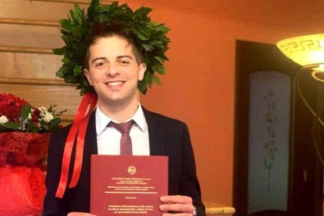 Laurea col massimo dei voti e lode per Davide Patrì, dottore in Agraria in videoconferenza