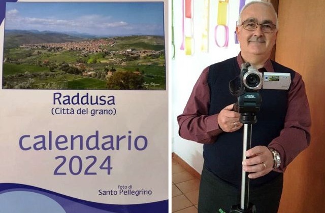  C'è il calendario 2024 del fotoamatore Santo Pellegrino, con le più belle foto di Raddusa