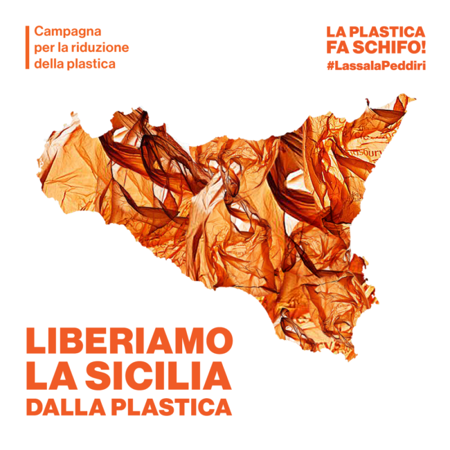 "Lassala peddiri ", rete siciliana per l'eliminazione della plastica