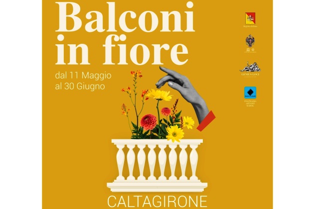 Caltagirone. Come partecipare al concorso “Balconi in fiore”, promosso da Genius Loci e Comune per trasformare strade, vicoli e piazzette del centro storico. Allestimenti da oggi, giovedì 11 maggio