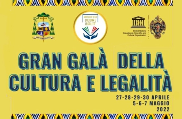 Oggi, sabato 30 aprile, 4^ giornata “Gran Galà Cultura e Legalità”, su nuove sfide Telemedicina