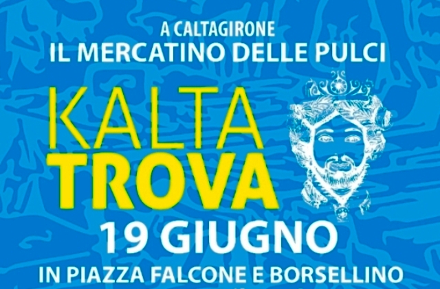 Domenica 19 giugno, il mercatino delle pulci “Kalta Trova”, in piazza Falcone e Borsellino