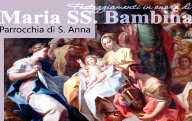 Festa Maria Ss. Bambina: 12 e 13 settembre visita Reliquiario Madonna delle Lacrime