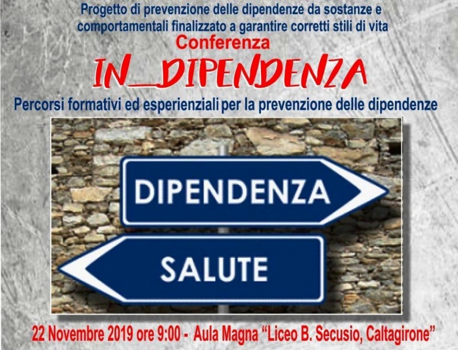 Si chiude venerdì 22 novembre, il Progetto per la prevenzione delle dipendenze fra adolescenti