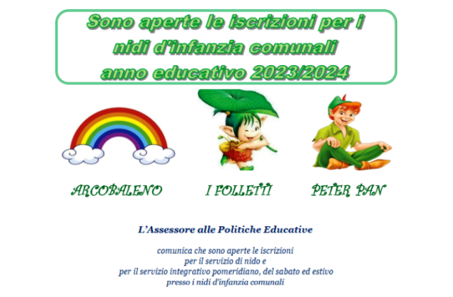 Caltagirone. Nidi d’infanzia comunali: iscrizioni entro il 15 maggio. Open day, su prenotazione telefonica, oggi pomeriggio e martedì 9 maggio