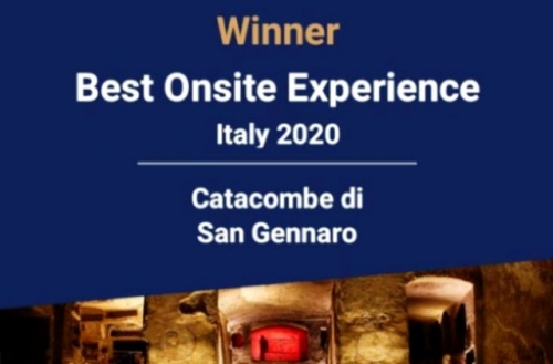 Miglior esperienza turistica: Catacombe di San Gennaro in finale al Remarkable Venue Awards