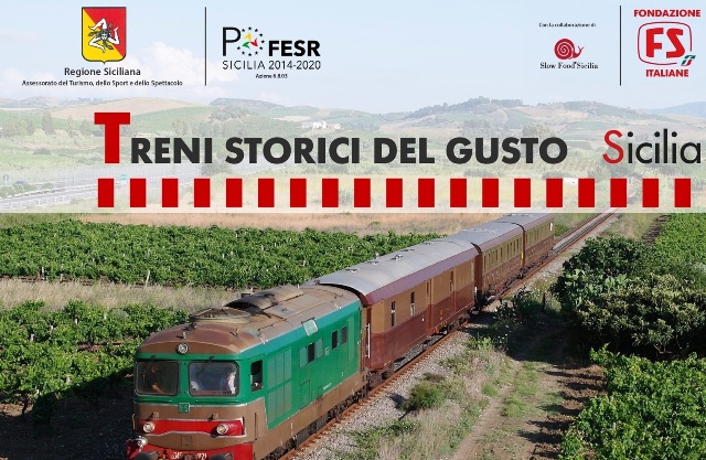 “I Treni storici del Gusto”: sabato 22 agosto arriva a Caltagirone il “Treno della Ceramica”