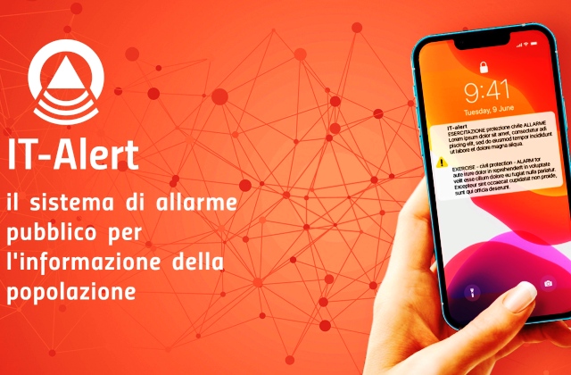 Mercoledì 5 luglio, alle 12, in tutti i telefoni cellulari in Sicilia arriverà un messaggio di test “IT-Alert”: nessuna preoccupazione, è solo una sperimentazione del sistema di allarme pubblico. Invito ai cittadini a collaborare all'iniziativa