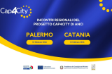 Anci. Progetto Cap4City, gli incontri regionali in Sicilia: 10 febbraio a Palermo e il 12 a Catania