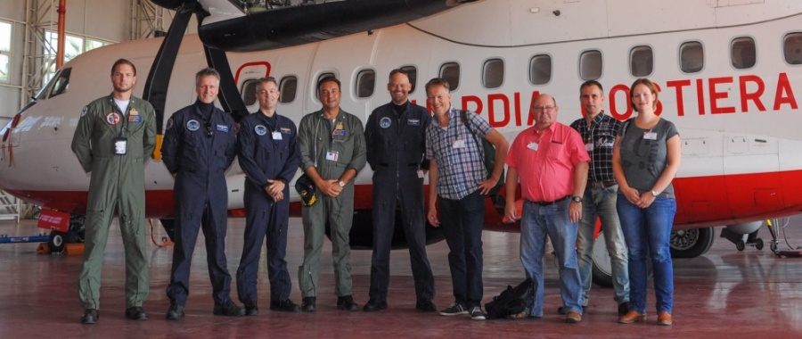 Guardia Costiere: delegazione Polizia olandese in visita al Nucleo Aereo