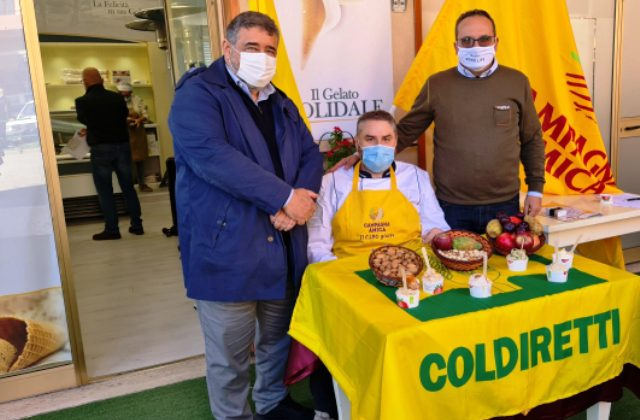 Gelateria solidale "Equocream" aperta da Coop. Etnos e Coldiretti nissena con Campagna Amica