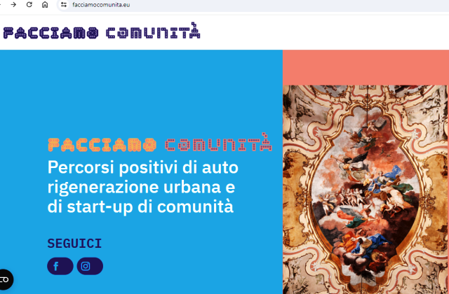 I due bandi del progetto “FacciAmo Comunità”, rigenerazione urbana e benessere sociale con la Città Metropolitana di Palermo