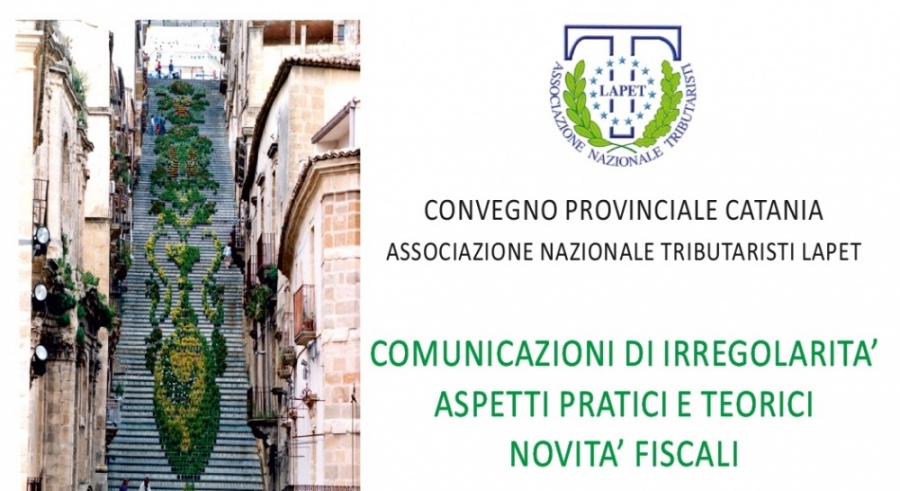 Convegno  dell’Associazione nazionale tributaristi Lapet