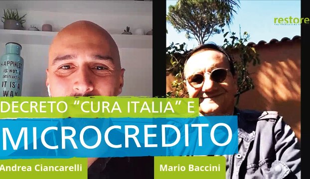 (VIDEO) Microcredito: Novità post-COVID19 - L'intervista di Restore, al Presidente dell'Ente Nazionale per il Microcredito Mario Baccini