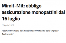 Mimit-Mit: obbligo assicurazione monopattini dal 16 luglio 2026
