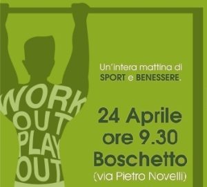 Caltagirone, “Work Out, Play Out”: domenica 24 aprile, nell’area verde di via Pietro Novelli “adottata” dai volontari di “ParlaMente”, giornata di sport e festa  con l’inaugurazione di un attrezzo ginnico per l’attività fisica all’ape