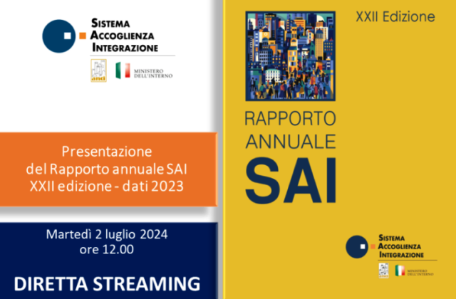 "Rapporto Annuale SAI, 2023 – XXII Edizione": presentato alla Rete SAI, lo scorso 2 luglio, presso la sede nazionale di ANCI