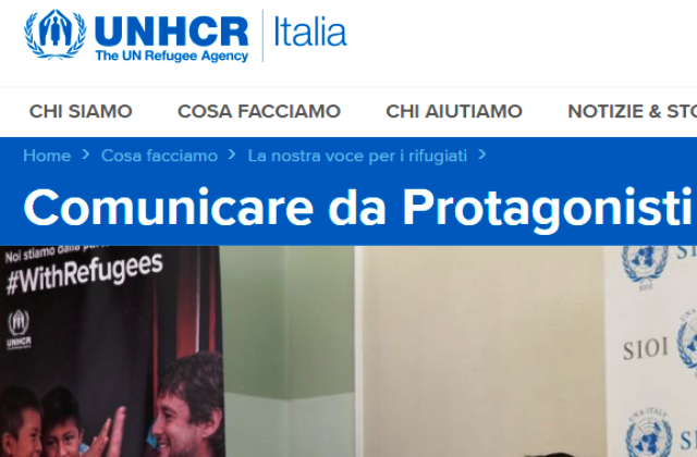 Corso di formazione per rifugiati e apolidi in Italia "Comunicare da Protagonisti" 