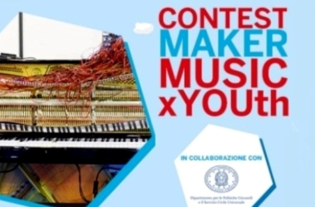 Contest "Maker Music x YOUth". Concorso per i giovani. Domande entro ore 18 dell'8 novembre