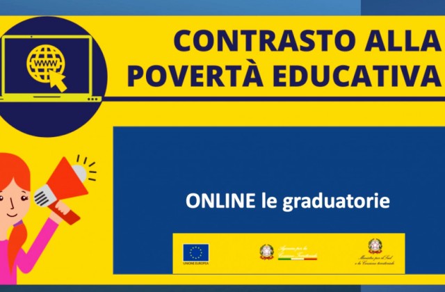 On line la graduatoria dell’Avviso 2020 sul contrasto alla povertà educativa