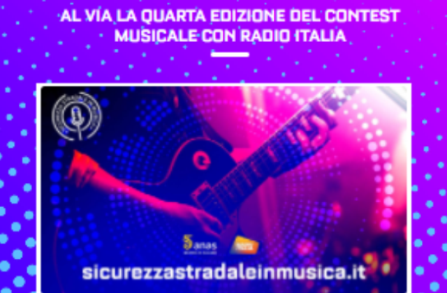 Quarta edizione del contest musicale con Radio Italia #sicurezzastradaleinmusica organizzato da Anas e Radio Italia solomusicaitaliana